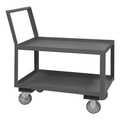 Durham LDO-183236-2-ALU-95 LOW DECK SERVICE TRUCK, 2 SHELVES, 18-1/4 X 35 X 36