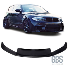 Lame de pare-choc avant look 1m pour bmw série 1 e81 e82 e87 e88