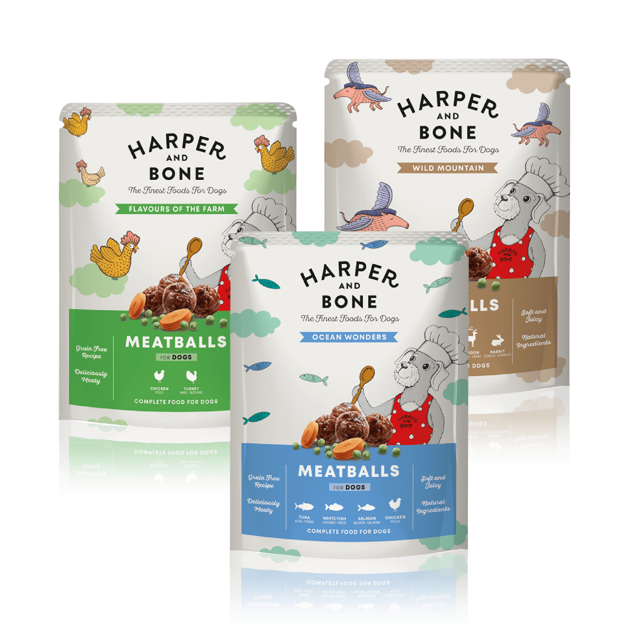 Lot MEATBALLS 3 Saveurs (Chien)