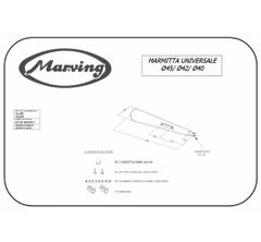 Scarico completo Marving per Scarichi Moto Universali