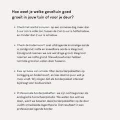 Geveltuin CRANNACOMBE voor (half)schaduw