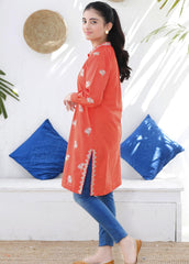 Modest Cotton Embroidered Kurti for Girls - MS23M Azmiya