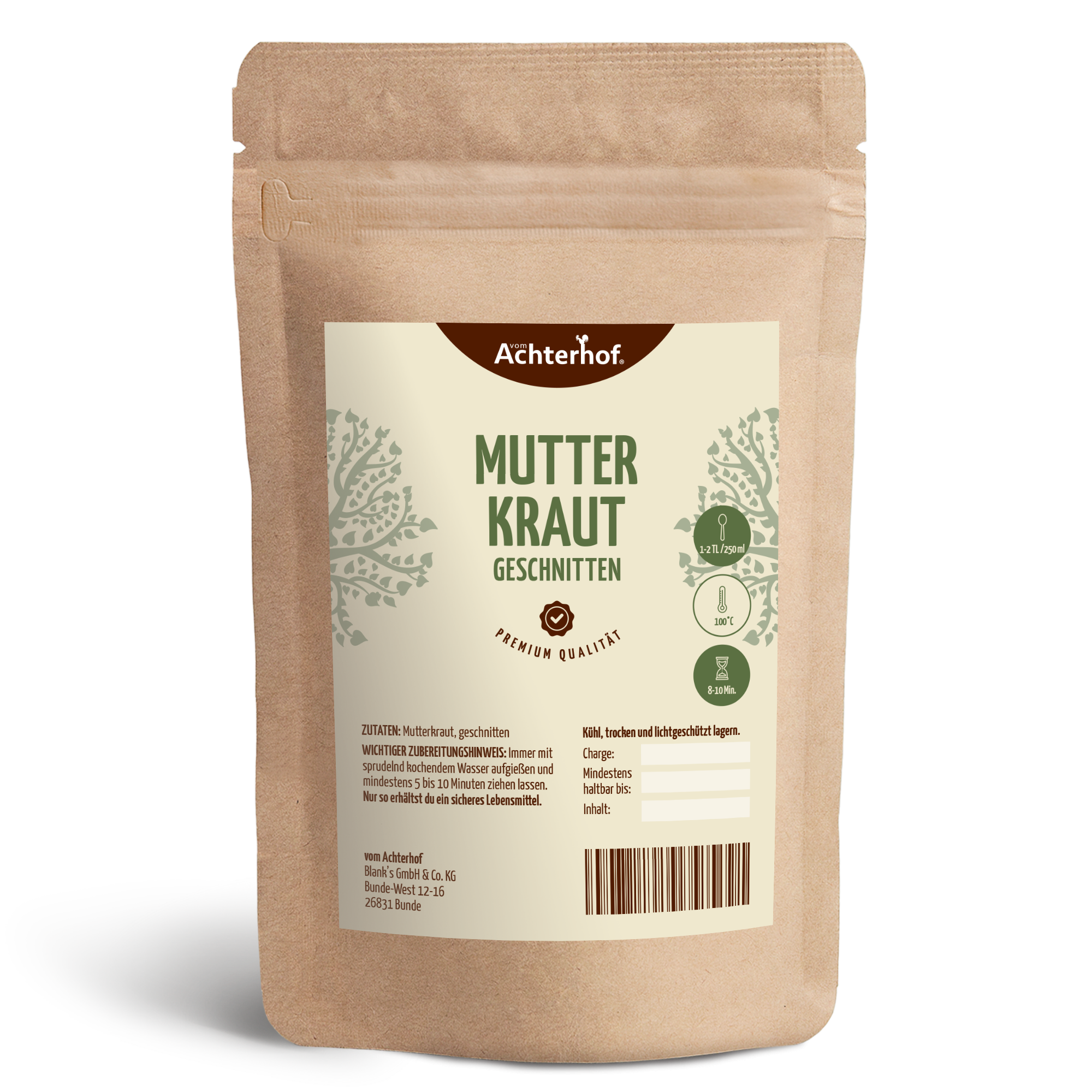 Mutterkraut geschnitten (250g)