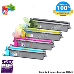MyCartouches Toner/Laser Pack de 4 Toners Pour Brother TN 249 Brother ( HL-L 8230 CDW ..... ) Compatibles