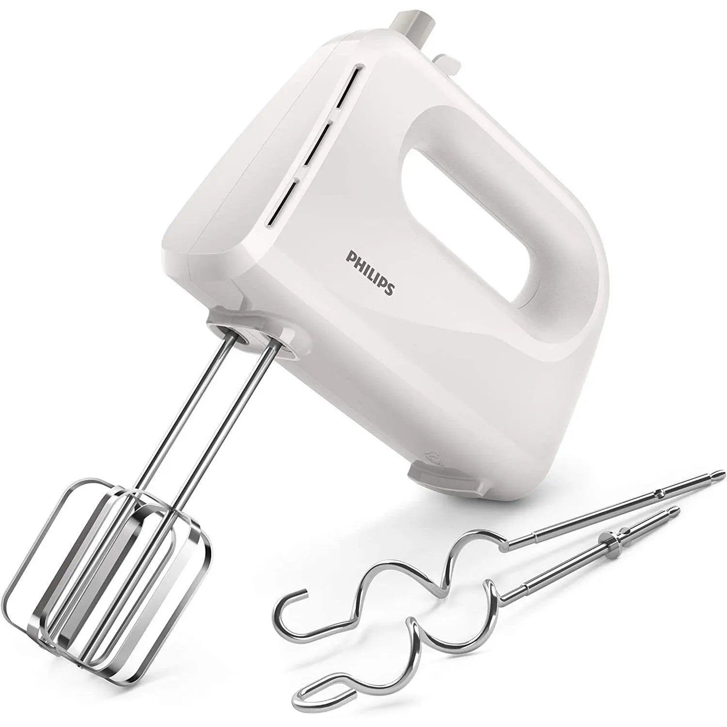 Philips Hr3705/00 Sbattitore Elletrico, 300 W, Bianco, 10.5 x 21 x 19.4 cm - bigeshop