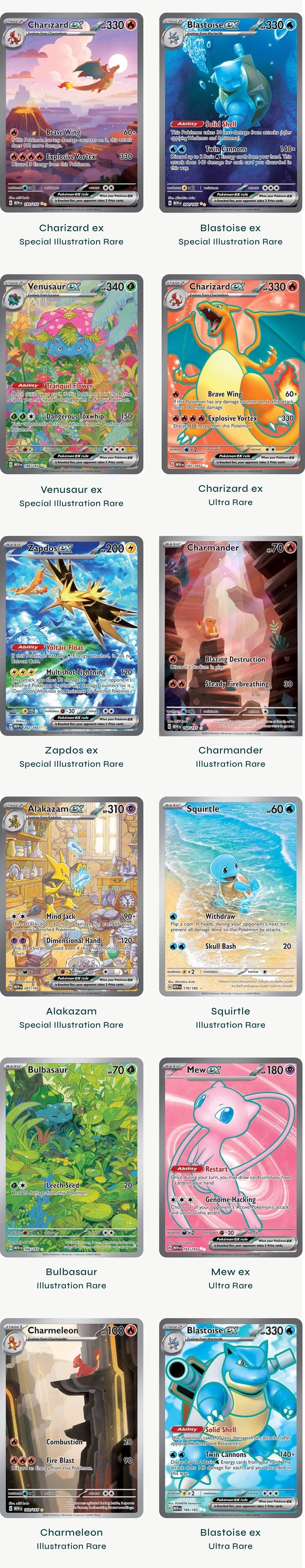 The Top 12 Cards From Pokemon 151 (English) – The Trainer Court
