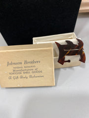 Johnson Brothers Nassau Bahamas Tortoise Shell Pin