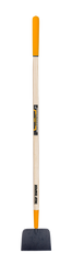 True Temper 7-Inch Forged Sidewalk Scraper with Cushion End Grip on Hardwood Handle
