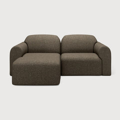 Canapé modulaire Ethnicraft Bulky préréglage 2 avec repose-pieds et modules latéraux-01