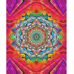 Diamond painting - Regnbue Mandala