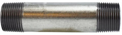 PIPE NIPPLE 2" Schedule 160 x 4" Long Thread Both End Seamless, Galvanized