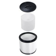Wet & Dry Cartridge Filter + Foam Sleeve for Wickes 215735 288557 20L 1250W Vacuum Cleaner