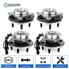Full Set Wheel Hub Bearing 2WD For 2003-2006 Ford Expedition Lincoln Navigator