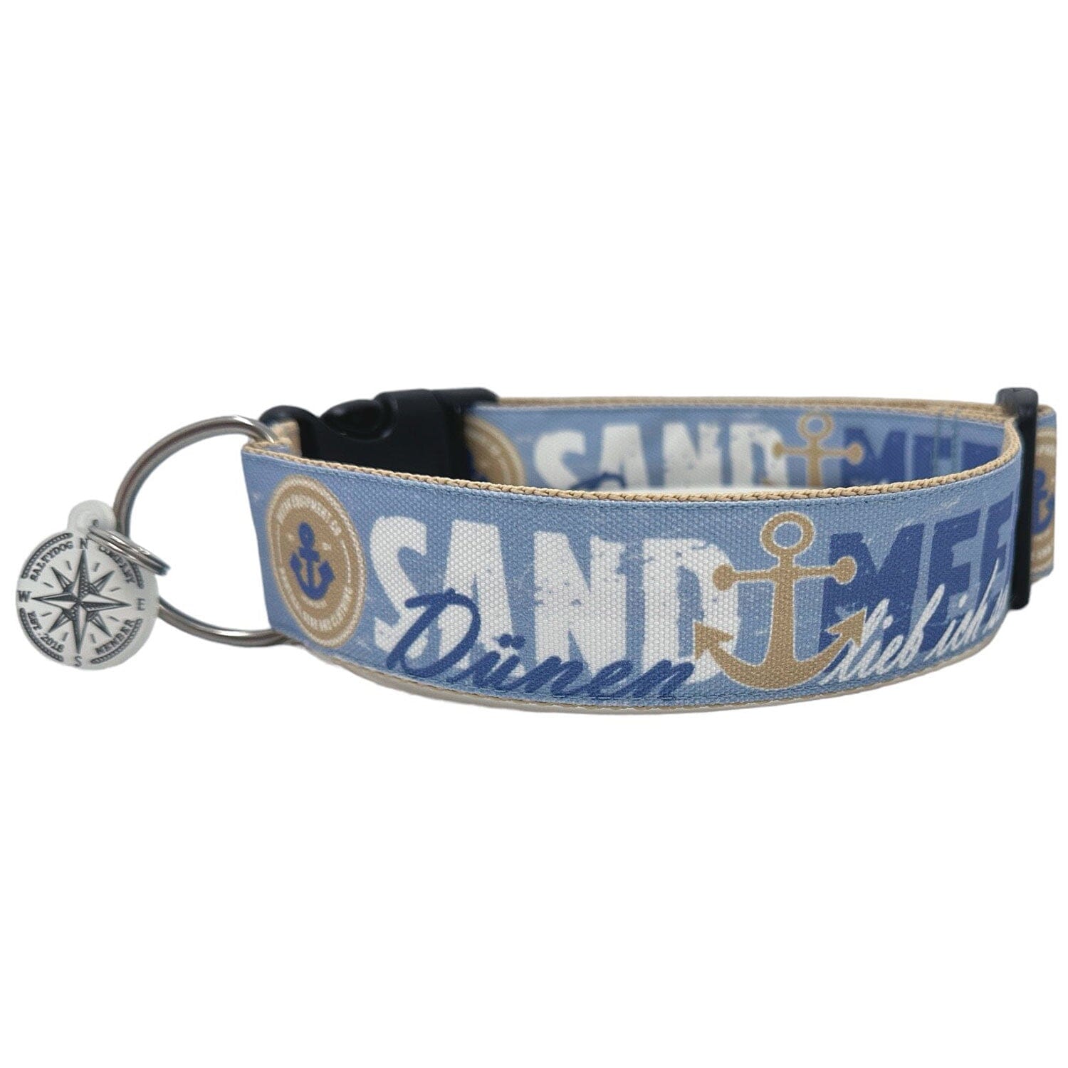 SALTYDOG | SAND & MEER | Blau Halsband Dogs Inn SK | 20-35 x 2cm