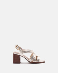 SANDALES JAVINE/MET PLATINE - minelli.fr