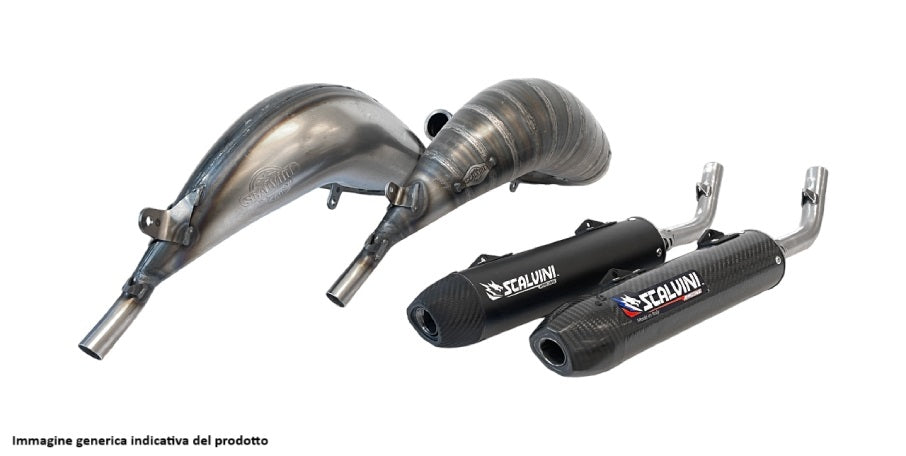 SCALVINI HONDA CR 125 (00-07) - SILENZIATORE FULL CARBON