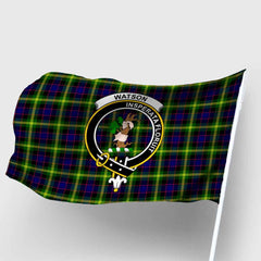 Scottish Watson Clan Badge Tartan Flag Parade Tartan Plaid 2