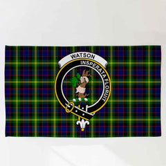 Scottish Watson Clan Badge Tartan Flag Parade Tartan Plaid 3