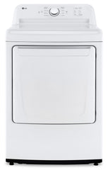 LG 7.3 Cu. Ft. Electric Dryer - White - DLE6100W | Sécheuse électrique LG de 7,3 pi³ - blanche - DLE6100W