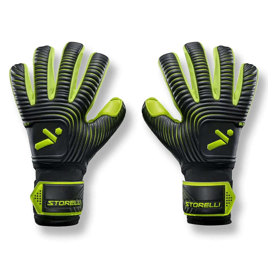 Storelli Silencer Sly Glove with Spine - Black-Yellow
