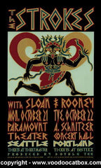 2002 The Strokes Silkscreen Concert Poster by Gary Houston