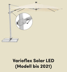 Suncomfort by Glatz Pied pivotant pour Parasol Varioflex et Varioflex Solar LED modèles jusqu'à 2021