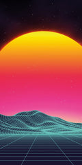 Reloop Terminal Mix 4 Skin Synthwave Horizon