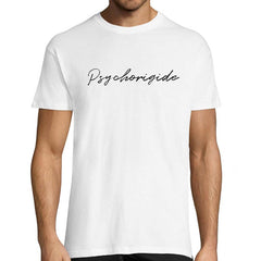 T-shirt Homme Blanc - Psychorigide - Planetee