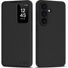 Handyhülle mit Klappe für Galaxy S26 Plus, Tech-Protect Smart Wallet, Schwarz