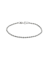 Tom Wood Rope Bracelet 7.7 Armbånd Sølv - modostore.no