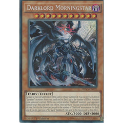 Yu-Gi-Oh DARKLORD MORNINGSTAR - Secret Rare - DESO-EN029 - 1st Edition