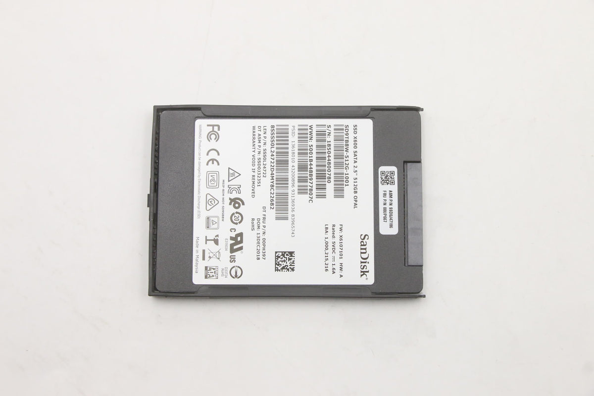 Lenovo 512G257Mmsata6Gsdkopal - 00UP667