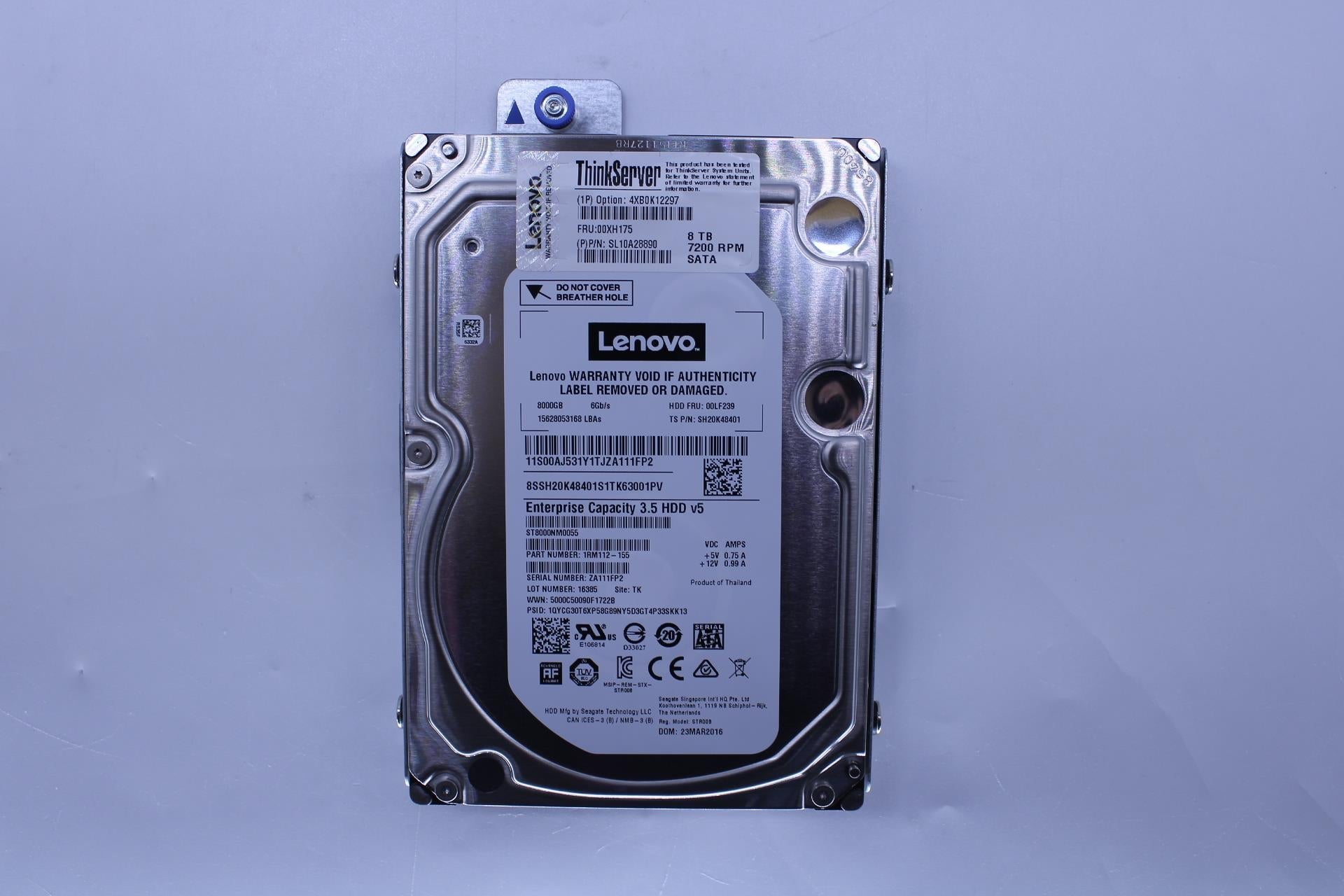 Lenovo Hd Hard Drives - 00XH175
