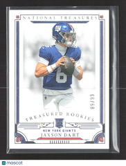 2026 Panini National Treasures Jaxson Dart #TR-JDT 89/99