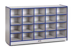 Rainbow Accents® 20 Cubbie-Tray Mobile Storage - without Trays - Blue