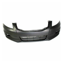 Honda Accord Front Bumper Primed With Front Light Hole 4DR 6 Cylinder 2011-2012