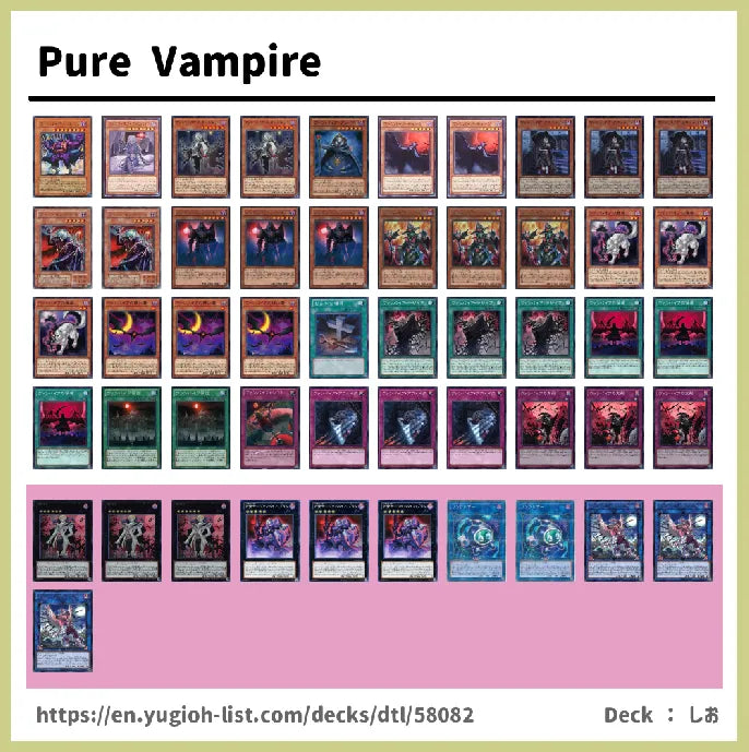 Pure Vampire Deck 2019 / Vampire