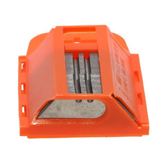 100 Standard Utility Knife Blades Box Cutter Razor Safety Dispenser Replacements