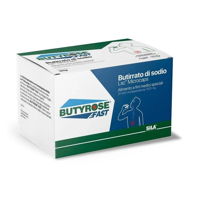 Butyrose Fast 20 Stick Orodispersibili Integratore per Colon Irritabile