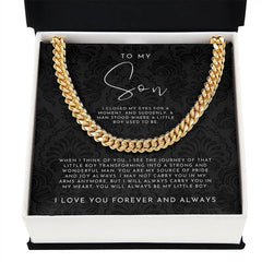 To My Son Necklace