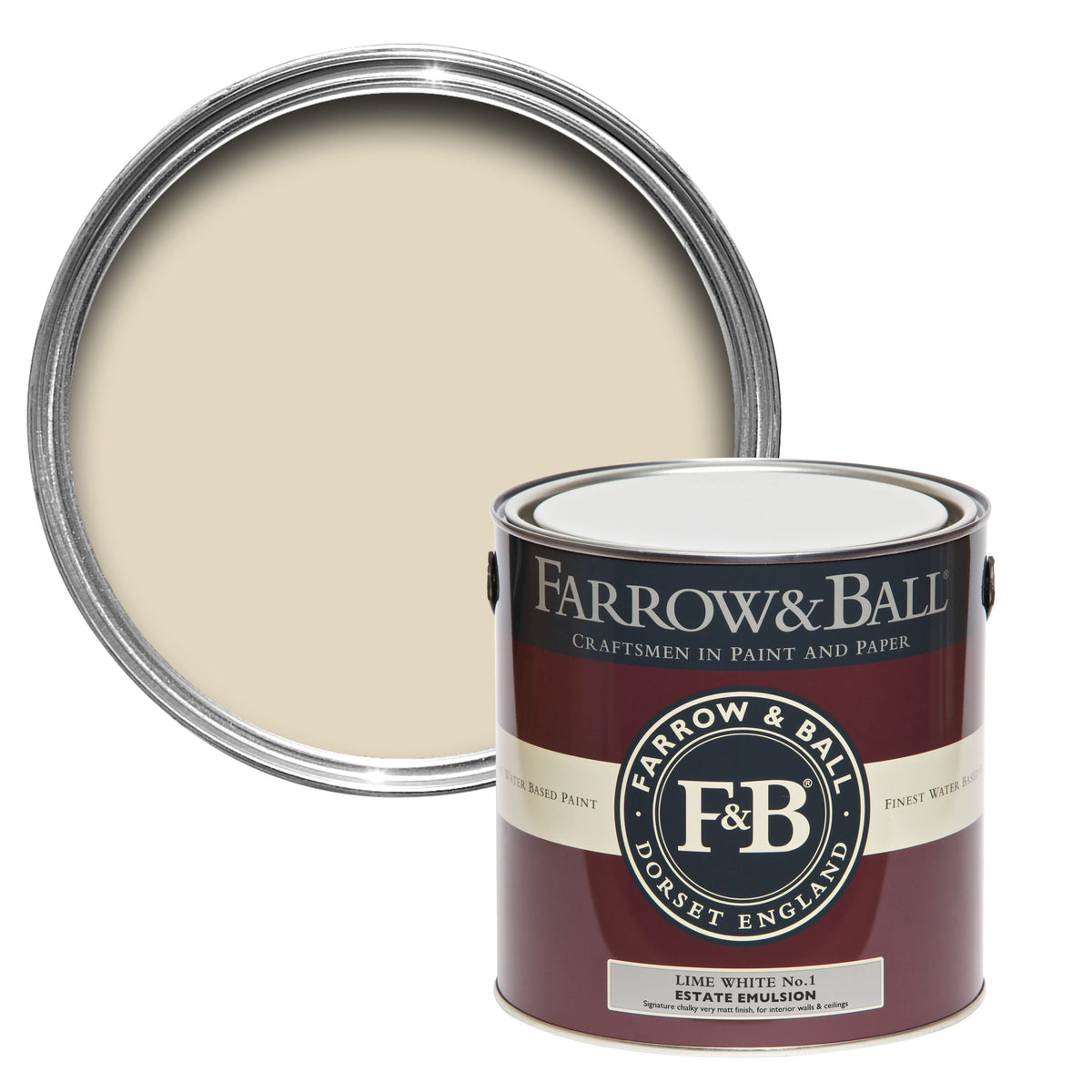 Farrow & Ball Lime White No. 1 - Exterior Masonry 5L