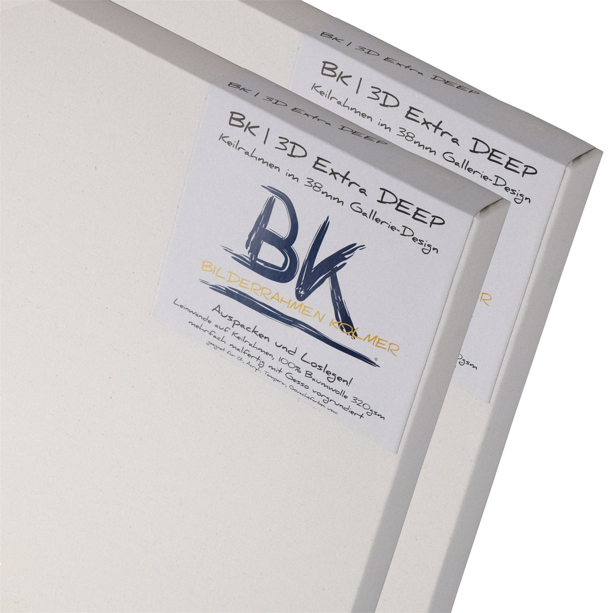 2x BK DEEP EDGE KEILRAHMEN 60x80cm | Leinwände extra hohen Keilrahmen