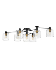 Myhouse Lighting Hinkley - 4513BK - LED Foyer Pendant - Axel - Black