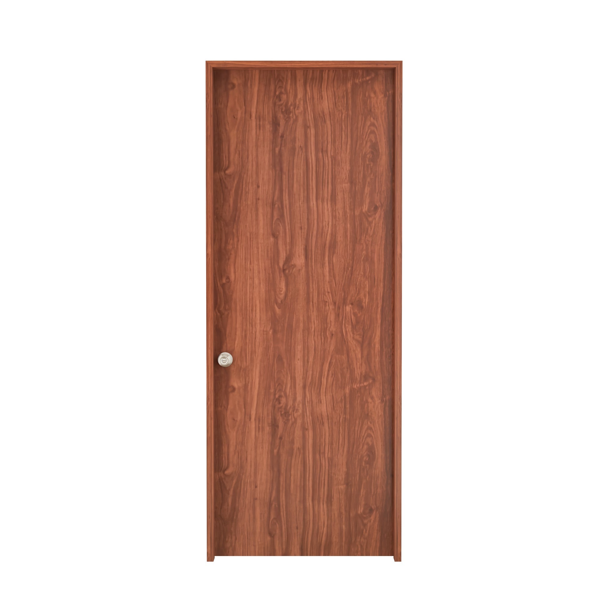 Puerta Cedro 75x200cm Foil sin Marco y sin Chapa - PUERTAS | Bylmo