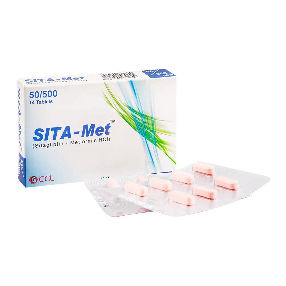 Sita Met XR 50/500mg Tablet – Sitagliptin and Metformin for Type 2 Diabetes