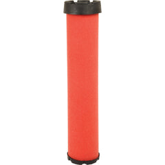 A cylindrical red Sparex air filter, model S.108784 (AF25521), with black caps on either end stands upright against a white background.