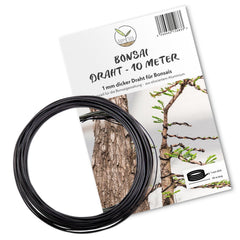 Bonsai Draht aus eloxiertem Aluminium, Schwarz - HappySeed