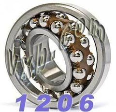 1206 Self Aligning Ball Bearing 30x62x16mm - Buy Bearings online - Fast US Shipping