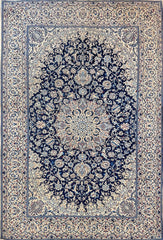 Persian Nain Silk Inlaid - 3.10 x 2.10