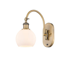 Innovations 518-1W-BB-G121-6-LED LED Wall Sconce, Brushed Brass